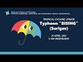 Press Briefing: Typhoon  "#BISINGPH" Wednesday, 5 AM April 21, 2021