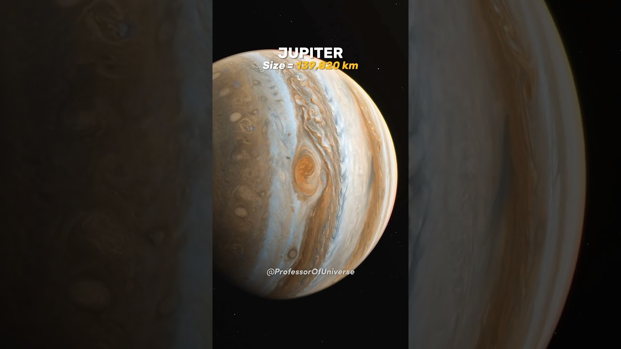 Saturn vs. Jupiter vs. J1407b ☠️🌌 #Space #shorts