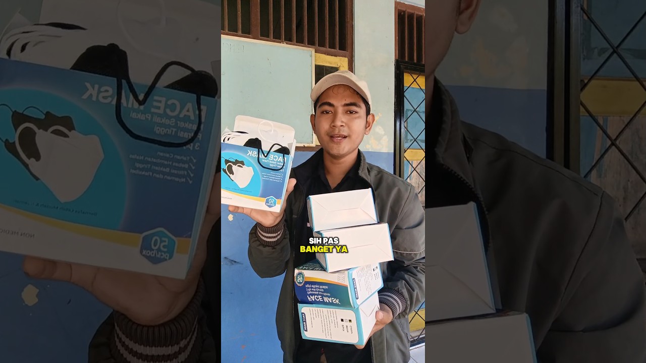 Masker duckbill, pilihan masker yang nggak bikin ribet. 