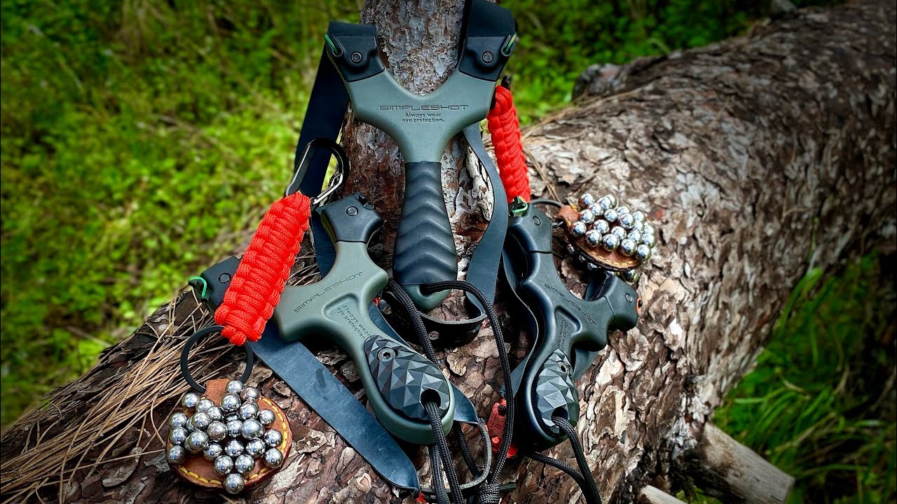 Slingshot Rhodes Team ( 12 meters,  Aim practise in a Tin Can) 