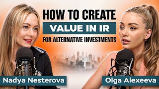How to create value in IR for alternative investments