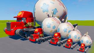 Big & Small Mack Truck VS Train | BeamNG.drive