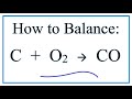 Balancing Chemical Equations Concepts