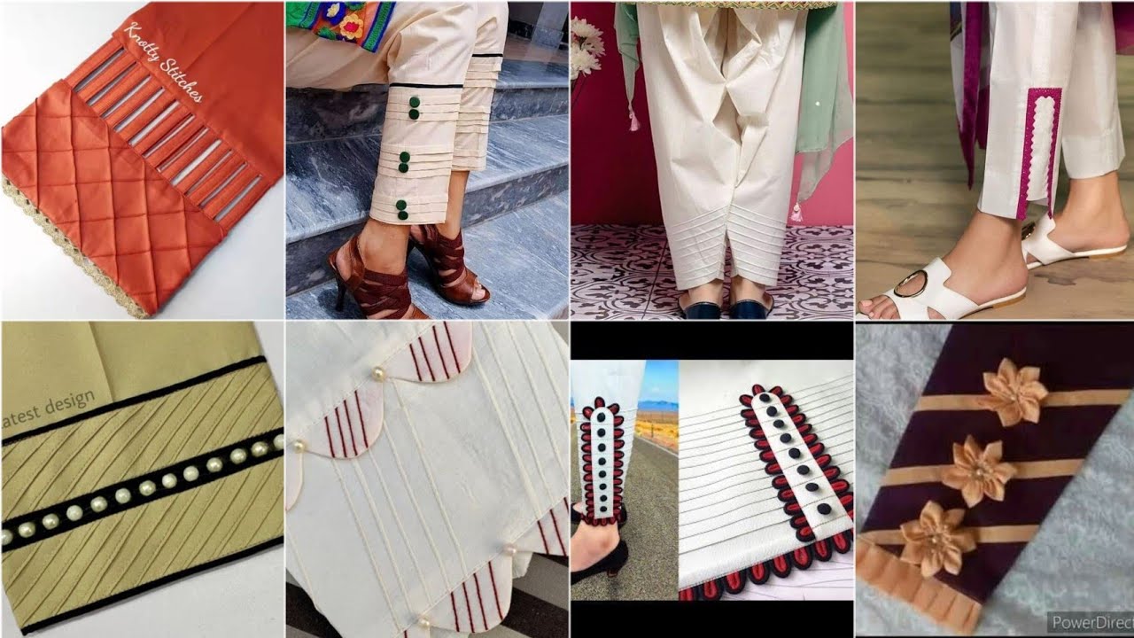 trouser design/capri design/bellbotem design /palzoo design