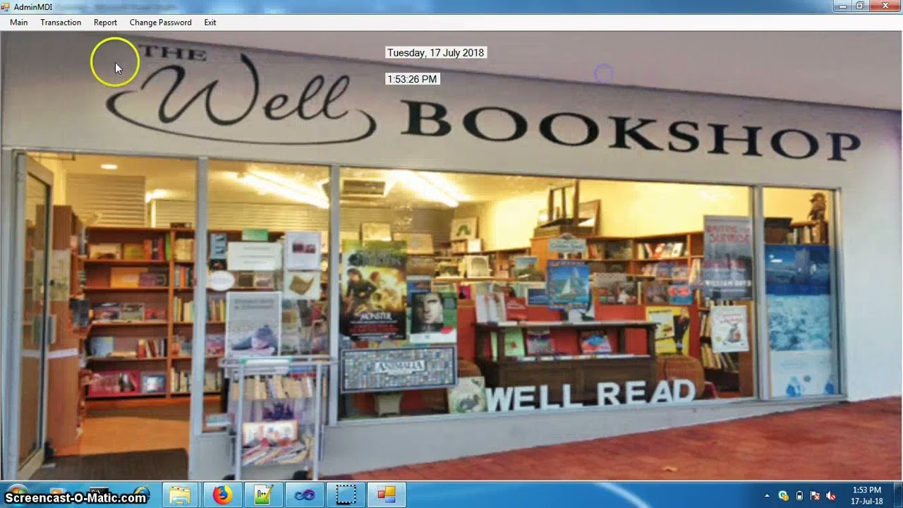 Book Shop Management System VB.Net SQL Server