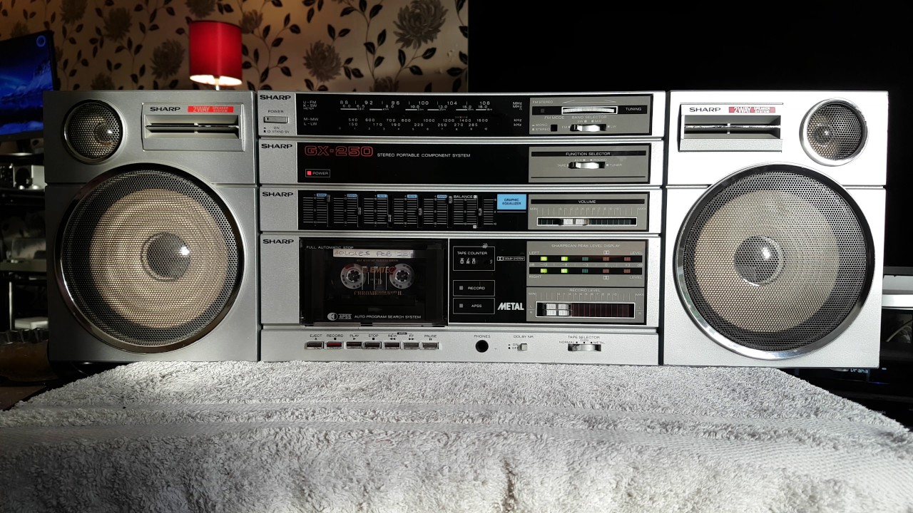 Sharp GX 250 Stereo Radio Recorder - June 2017 (1) - YouTube