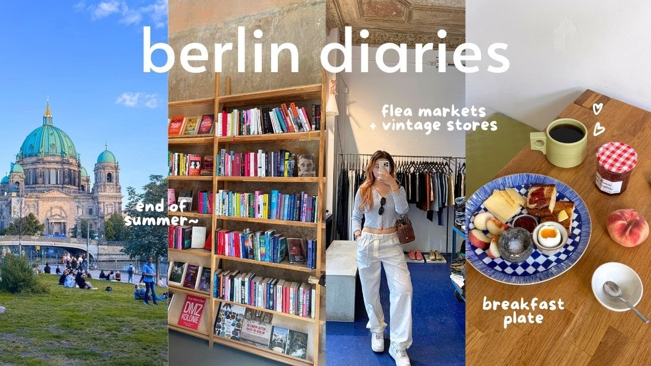 life in berlin 🎞️  thrifting, bakery cafes 🍞 best döner kebab, indie bookstores, summer nights ✨