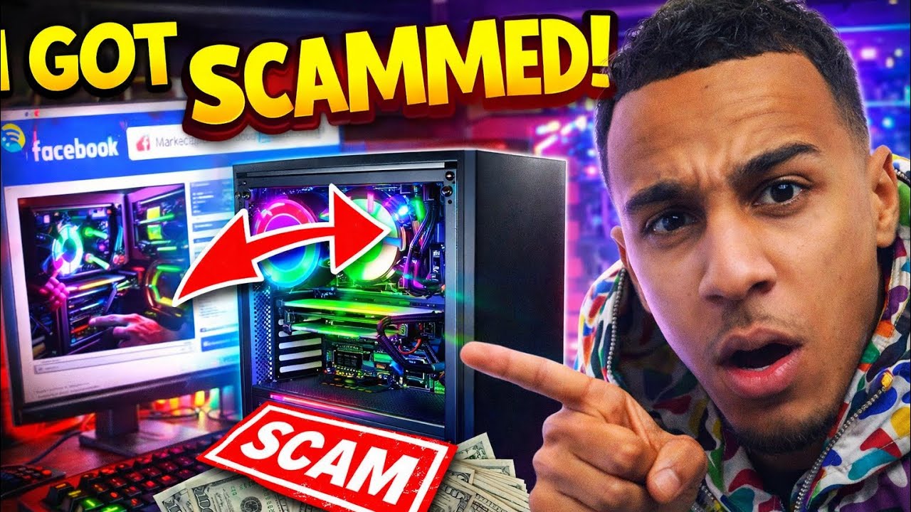 I Built a GAMING PC Setup Using ONLY Facebook Marketplace… (Vlog)