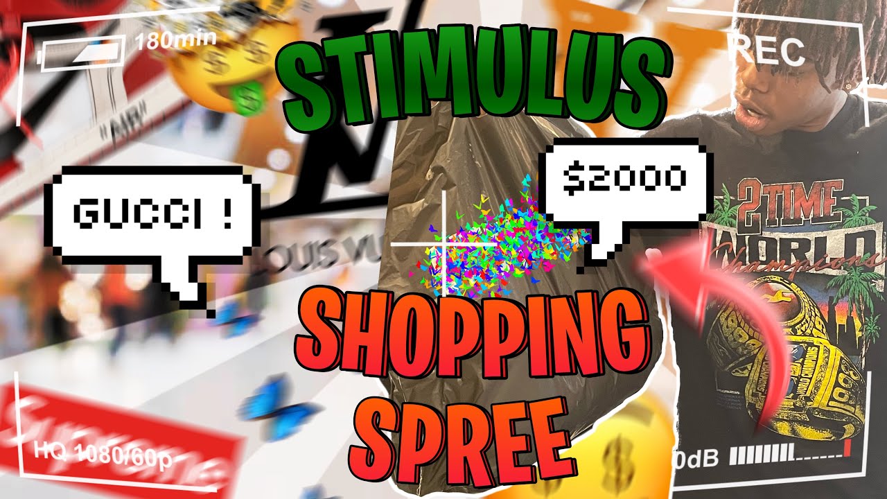 STIMULUS SHOPPING SPREE 😂‼️ | MALL VLOG