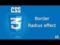 Div With Circlular Border Radius CSS3 in Hindi Urdu