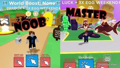 Noob to Master in Clicker Simulator ( Roblox )