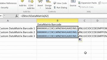 How to use Ziktech DataMatrix Barcode Font Solution in MS Word