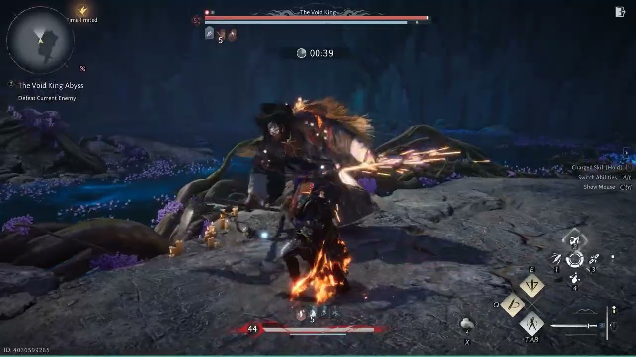 Void King No Hit (Trial Abyss) Strategic Sword / Heavenquaker Spear - Where Winds Meet