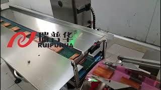 Food packaging machine, top sealed packaging machine, flow wrapper, flow wrapping equipment, HFFS
