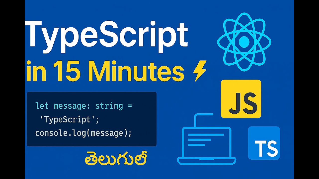 TypeScript Tutorial for Beginners in Telugu(తెలుగు లో) | Fast & Easy ...