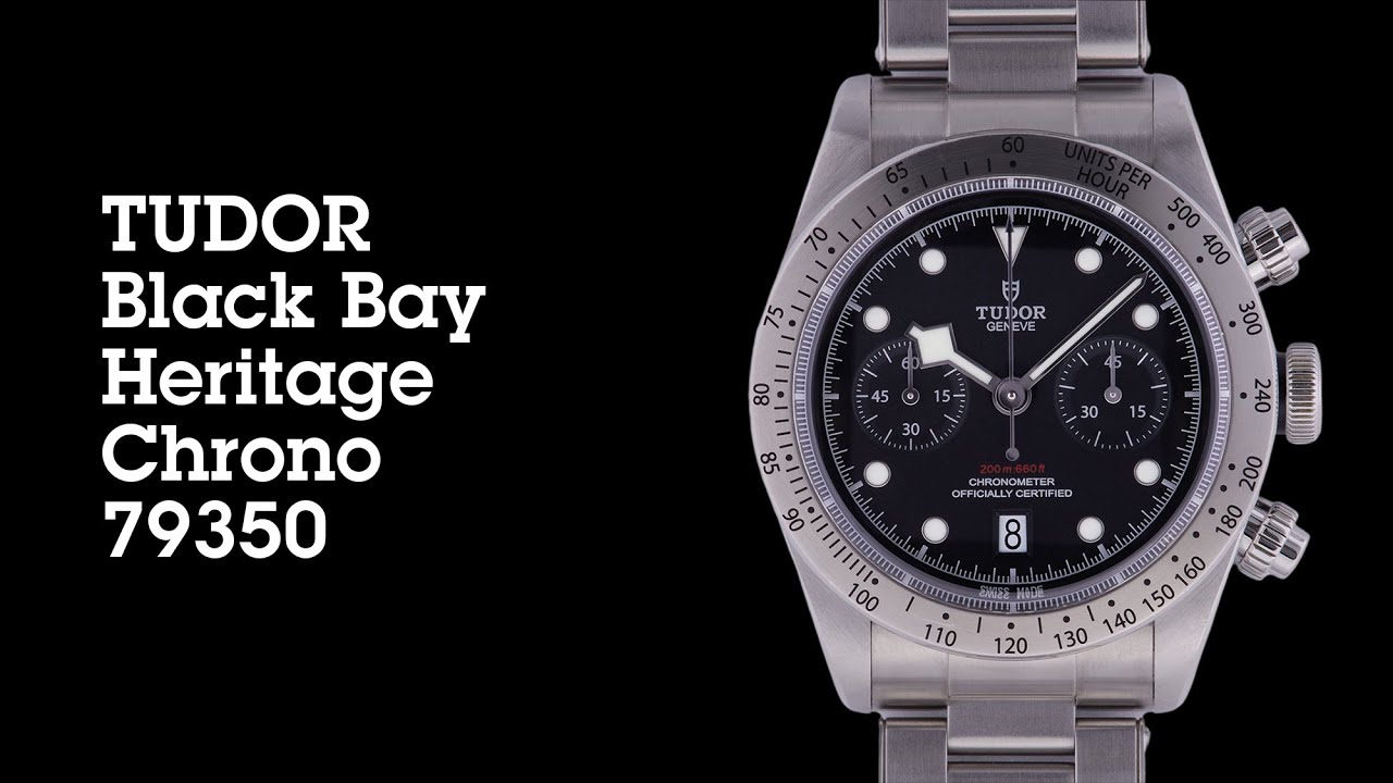 TUDOR Heritage Black Bay Chrono 79350
