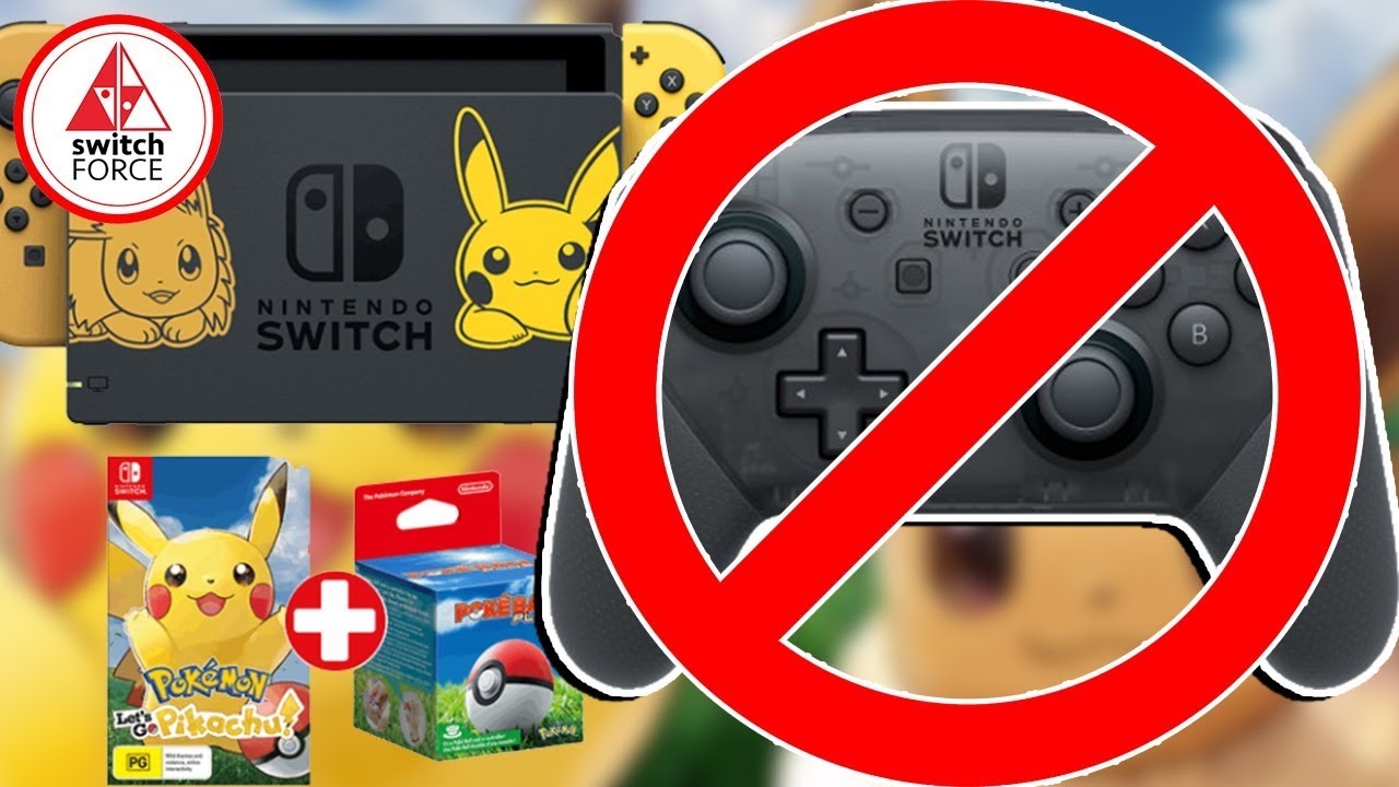 Pokemon Lets Go Pikachu Doesnt Support Pro Controller