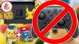Pokemon Let's Go Pikachu Doesn't Support Pro Controller!