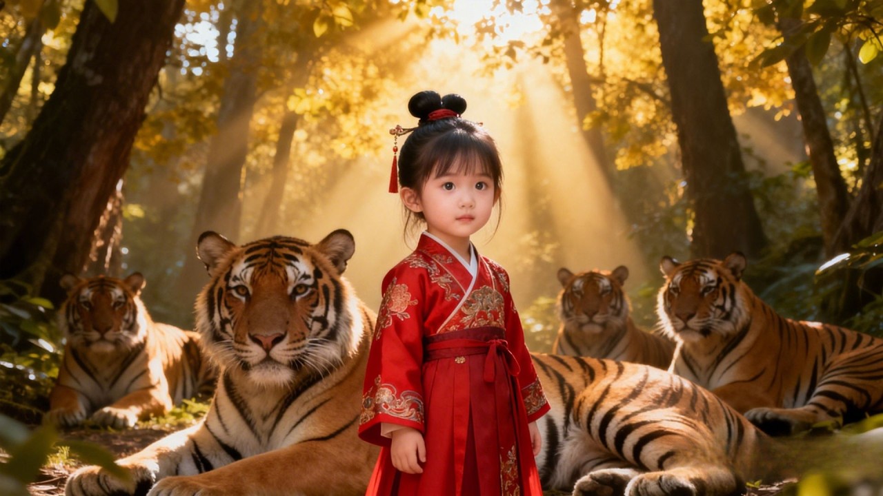 4岁弃婴被百虎守护，皇帝爹爹追着团宠！