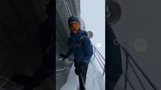 I Slipped on an Icy Alpine Trail… The Barrier Saved Me (Whiteout Storm)