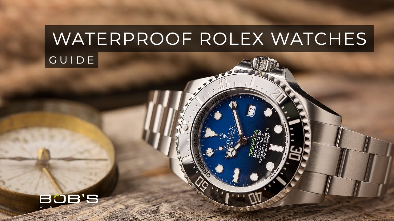 rolex watch water resistant