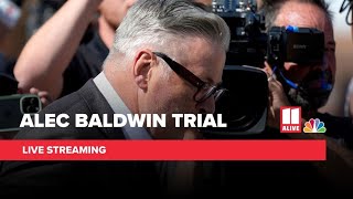 Alec Baldwin trial continues | Live video from Friday's courtroom