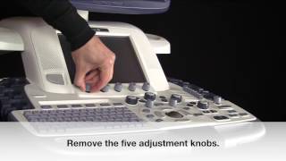 GE Logiq E9  Upper Operator Panel Installation