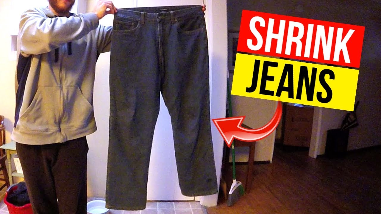 How To Easily Shrink Your Jeans -Jonny Diy