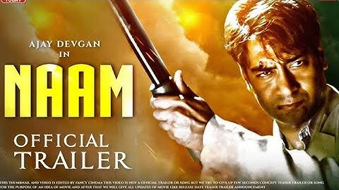 Naam Official Trailer/ Ajay Devgn/ Anees Bazme/Anil Roöngta #trending #youtube #trailer