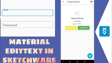 Material Edittext in Sketchware