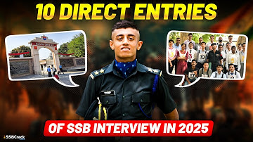 10 Direct Entries of SSB Interview in 2025