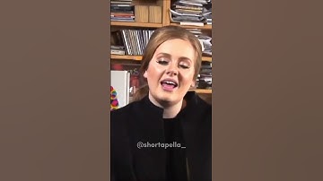 Thumbnail of Adele - Chasing Pavements #acapella #music #lyrics