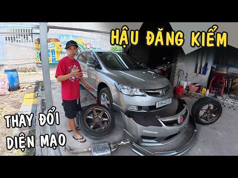 Hậu Đăng Kiểm 25 Phút Thây Đổi Diện Mạo CIVIC GEN 8 Phiên Bản Đặt Biệt 