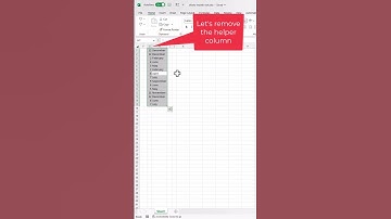Sort by Months  - Excel #Shorts