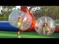 Nswswiftstv bubble soccer at 2016 induction camp