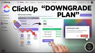Downgrade ClickUp Plan [Fast-Track]