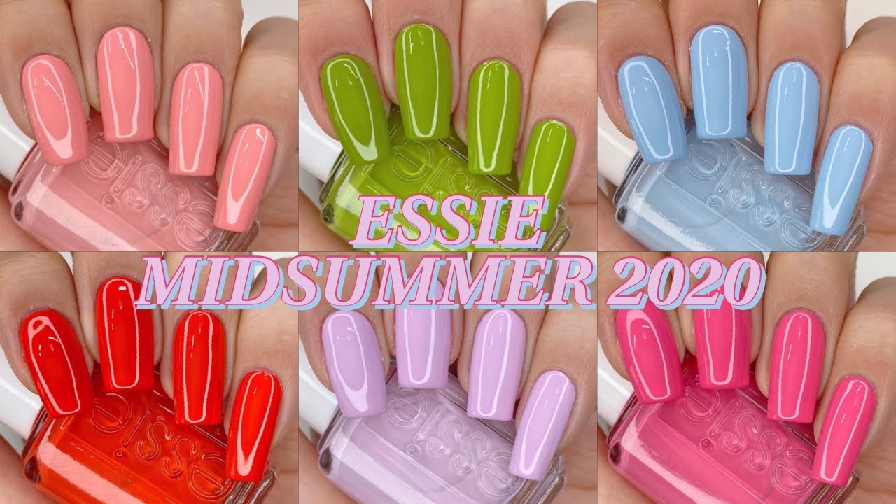 🌺 Essie Midsummer 2020 Swatch & Review + Comparisons! 🌺
