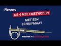 Ip duursma de 4 meetmethoden met een schuifmaat