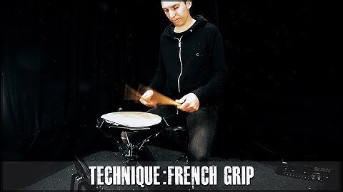 JamesPayneDrums.com - Frech Grip (Finger Technique) drum lesson preview