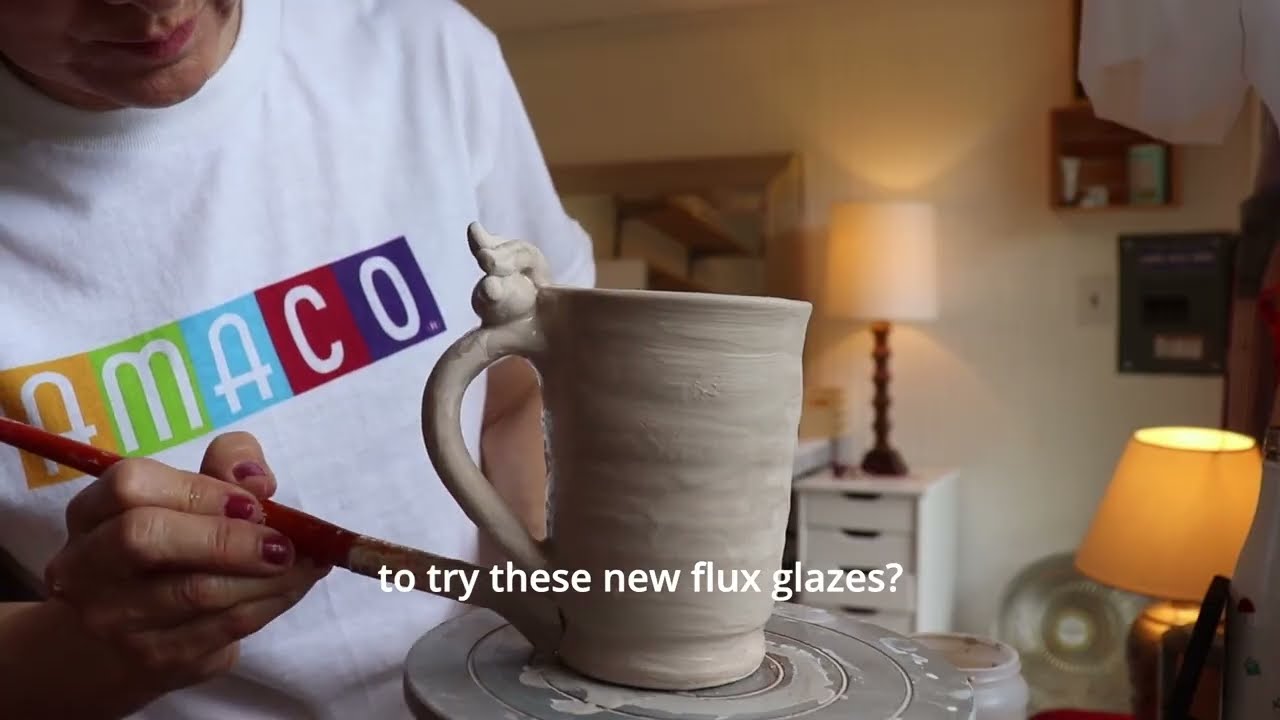 Glazing with Amaco: NEW Potters Choice Flux glazes! 