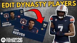 How To Edit Players In College Football 26 So Easy