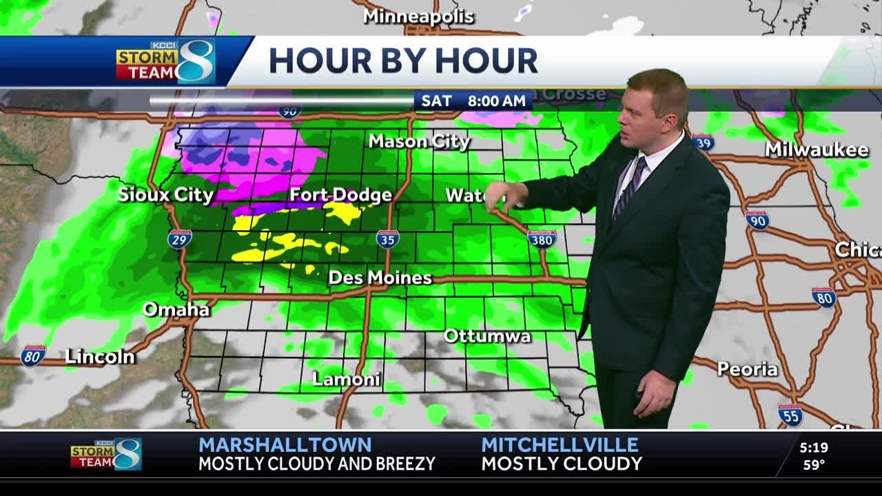 Iowa weather: Winter blast brings our first snow chance this weekend