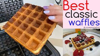 How to make the best crispy classic waffle  Made with the Breville SMART Waffle Maker