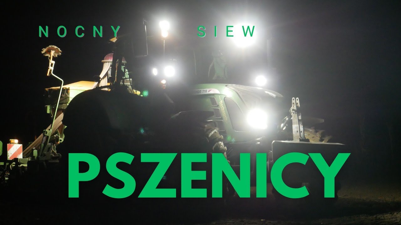 🇵🇱Nocny Siew Pszenicy Ozimej 2025🇵🇱Fendt 718 vario & Amazone🔥Agro michu😃