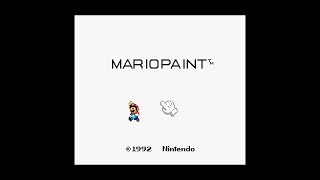 Celebrity Mario Paint (SNES 60Hz / US) - Intro / Attract Mode feat. all 4 demo presentations Wealth