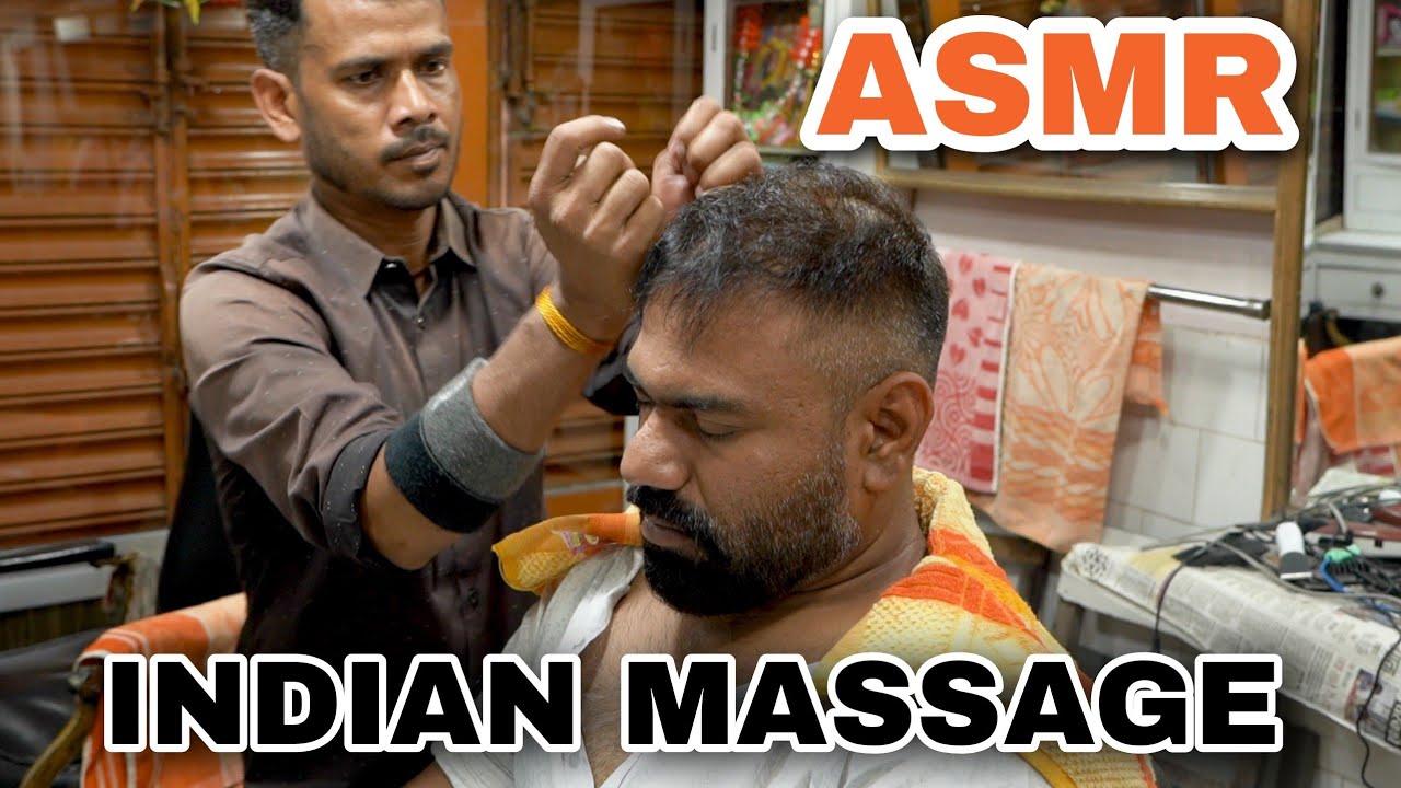 ASMR Head Massage, back massage, hand massage 💆‍♂️ to Reduce Anxiety