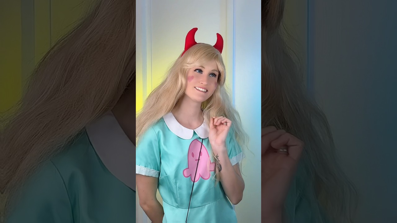Star Butterfly qui comprends enfin ce que c’est l’école 😂 #starvstheforcesofevil #cosplay #humour