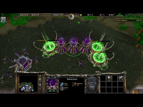 Видео: Warcraft 3 Reforged. Нежить - Путь Проклятых. Глава 8: Пылающее небо (макс. сложность)