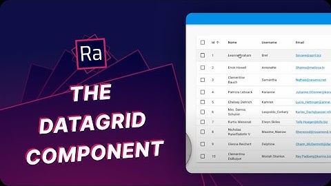 The Datagrid Component in React-Admin
