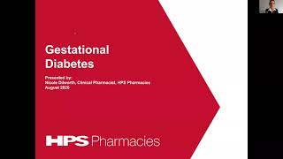 HPS Pharmacies Lecture Series Webinar (#1): Gestational Diabetes